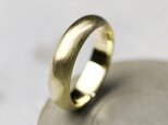 つや消し 真鍮プレーンリング 5.0mm幅 マット｜BRASS RING｜771の画像