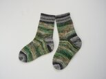 手編みの靴下　の画像