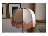 シルクのテーブルランプ用ランプシェード /  オベルカンフ  /  エクリュの画像