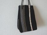 「TATAMI drawstring bag」 縦型巾着 マチもたっぷり 畳織り鞄 手持ち肩掛けお好みで♪
