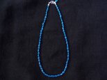【SV】Apatite Necklace・deep color／ネオンブルーアパタイト ネックレスの画像