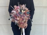 DRY BOUQUET ドライフラワー ブーケ（染めかすみ×アスチルベ×ユーカリ×ライスフラワーなど）の画像