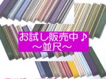 三分紐　並尺10本セット　国内産　木綿　真田紐　綿100％ お買い得セット　帯留用帯締めの画像