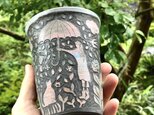 Large kakiotoshi cup ー 雨宿りの画像