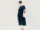 ★再販★ ふわっと体型カバーですっきり夏服 ドライ 吸水速乾 黒 チュニック ワンピース ●LAURA-SONIGHT●の画像