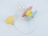 イエローグリーンピンクペンダントランプ Frutti Lamp LED電球有りの画像