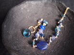 【K14gf・受注制作】Mixed stone bracelet／Blue ブレスレット