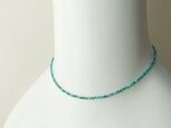 ターコイズ繊細ネックレス(14kgf)の画像