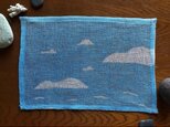 藍棒染めティーマット　島と海の画像