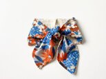♡ターバンにもなる夏のスカーフ♡保冷剤ポケット付きで涼しく使えるネッククーラー　スカーフ　ターバン　ヘアバンド　花柄の画像