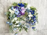 Delphinium ring wreathの画像