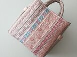 pink france ribbon 2way standard bag (縦長)