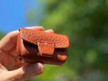 イタリアンレザー　ふっくらコインケースの画像