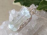 aquamarine＊*925 lace pendantの画像