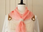 【すぐのお届け♪】千鳥リネンスカーフ pink