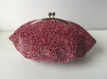 Beaded Pouch --Pink Mix-- (XL) 内布：Poppy's Patchworkの画像