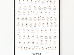 ポーズの型が分かる「ヨガ」ポスター yoga B2サイズ　アシュタンヨガの画像