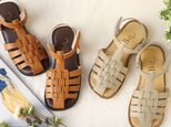 お洒落で歩きやすいグルカサンダル (PAINF) 靴 日本製 国産素材 【5～14日以内発送】の画像