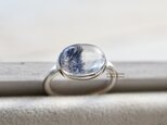 [深海庭園dumortierite in quartz]ringの画像