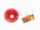 ショットグラス・金と紅