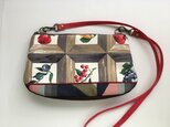 ☆sale 　ミニショルダー　ポシェット　斜め掛け　額縁とフルーツ