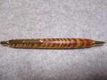 肥松（黒松）ジン　琥珀脂　出雲産 　樹齢300年　キヌカオイル仕上げ　シャープペンシル(0.5ミリ用)の画像