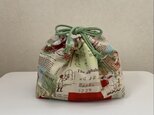 内布保冷保温シート付きお弁当巾着