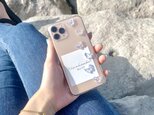 人気No.2 小つぶ蝶々CASE　　　　　　　　クリアケース　iPhone全機種対応　の画像