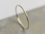 つや消し 真鍮プレーンリング 0.8mm幅 マット｜BRASS RING｜862の画像