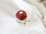 K10WG[海のprincess珊瑚]ring. italian coralの画像