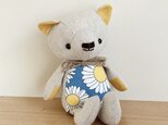 【受注制作】リネンのくまちゃん*北欧・黄色