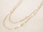 14KGF Pearl Long Necklaceの画像