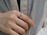 chain stone ring 【labradorite】の画像
