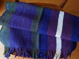 秋冬先取りSALE！手織りひざ掛け  ウール糸をたっぷり使って暖かく、触り心地も柔らか♪の画像