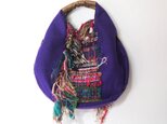 ◆LAST1SALE◆手織り　まるいフェルトハンドバッグの画像
