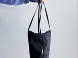 長財布に対応 / 高機能ナイロン / ロングショルダーバッグ / ブラック