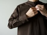 weather cloth cotton linen/raglan shirt/brown/size1の画像