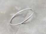 つや消し シルバープレーンリング 0.8mm幅 マット｜SILVER RING｜878の画像