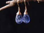 【K14gf】Tanzanite／タンザナイトひとつぶピアス