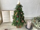 ナチュラルなクリスマスツリー〜毛糸の帽子の忘れもの白〜の画像