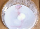 【usuislabo】継ぎ三 - 桃色の流線１  平皿の画像