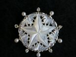 SV・K18 Bethlehem Pearl Brooch and Pendant 1の画像