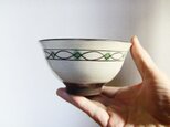 魚模様の二彩飯茶碗／オーダー可の画像