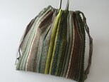green ribbon big knapsack