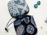 z346●アクセサリーケース（ミナペルホネン刺繍生地使用）