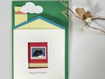 ＊Collage card　5〜クリスマスシールのカードの画像