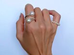 2 Pearl Spiral Ring-Silver925