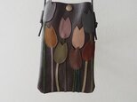 tulip leather mobile case [gray]の画像
