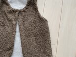 上質暖かファーベスト