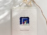 ＊Collage card　31 〜クリスマスシールのカードの画像